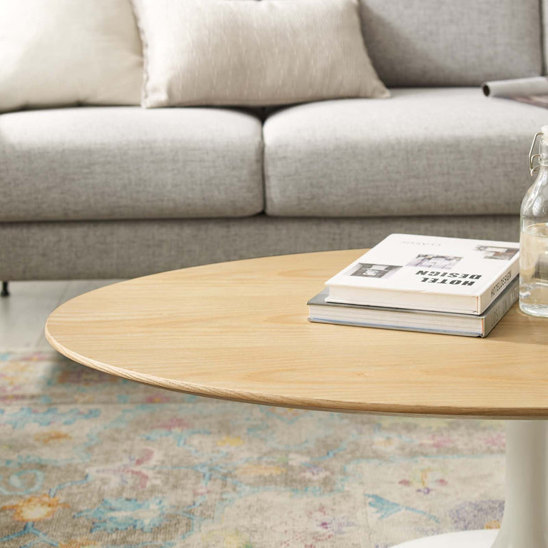 LIPPA WOOD OVAL COFFEE TABLE | LIVING ROOM