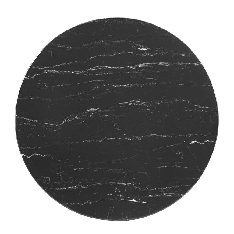 LIPPA ROUND FAUX MARBLE COFFEE TABLE | LIVING ROOM