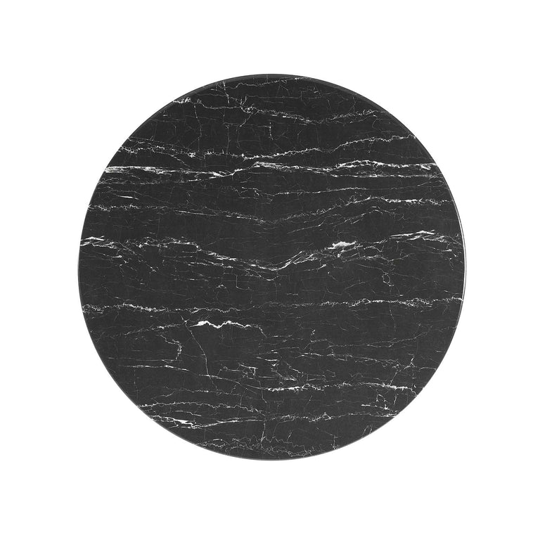 LIPPA ROUND FAUX MARBLE COFFEE TABLE | LIVING ROOM