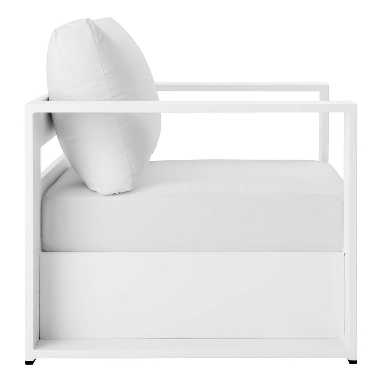 TAHOE OUTDOOR PATIO POWDER-COATED ALUMINUM ARMCHAIR