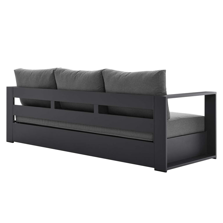 TAHOE OUTDOOR PATIO POWDER-COATED ALUMINUM SOFA