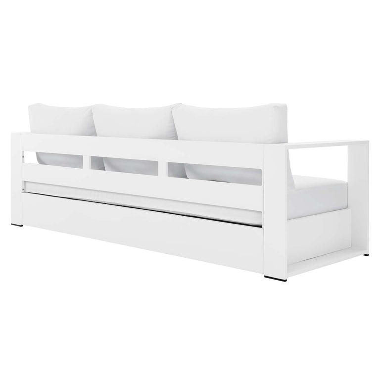 TAHOE OUTDOOR PATIO POWDER-COATED ALUMINUM SOFA