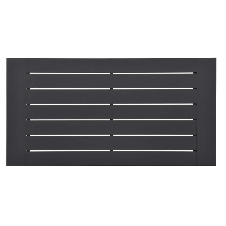 TAHOE OUTDOOR PATIO POWDER-COATED ALUMINUM COFFEE TABLE