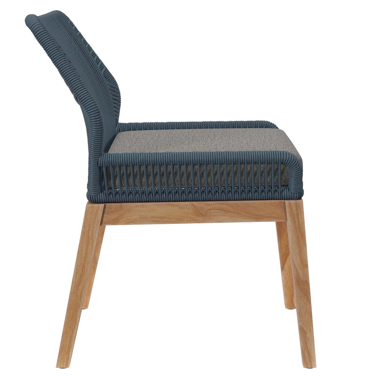 WELLSPRING OUTDOOR PATIO TEAK WOOD DINING CHAIR