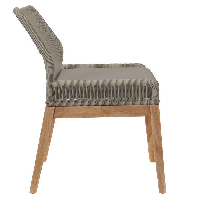 WELLSPRING OUTDOOR PATIO TEAK WOOD DINING CHAIR