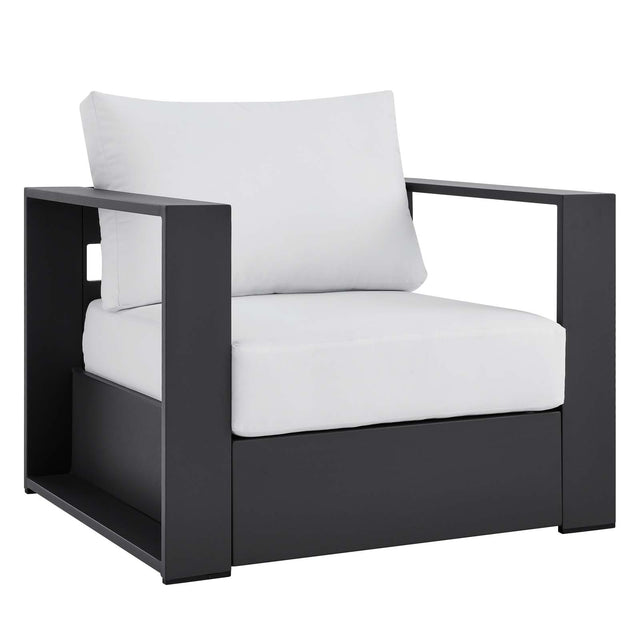 TAHOE OUTDOOR PATIO POWDER-COATED ALUMINUM 2-PIECE ARMCHAIR SET