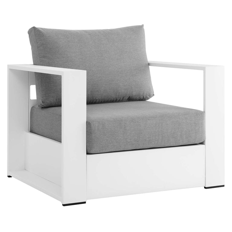 TAHOE OUTDOOR PATIO POWDER-COATED ALUMINUM 2-PIECE ARMCHAIR SET