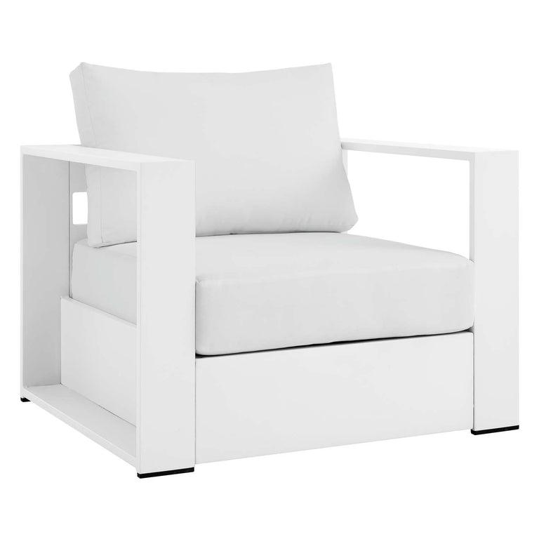 TAHOE OUTDOOR PATIO POWDER-COATED ALUMINUM 2-PIECE ARMCHAIR SET