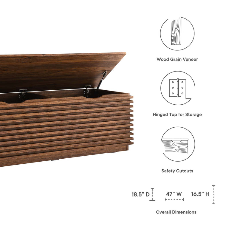 RENDER STORAGE BENCH | LIVING ROOM
