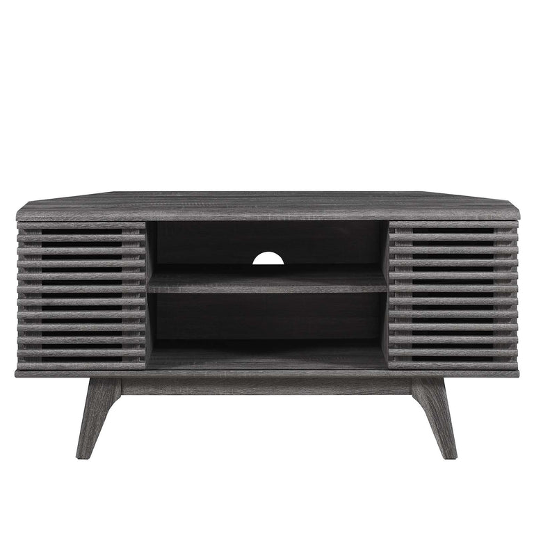 RENDER CORNER TV STAND | LIVING ROOM