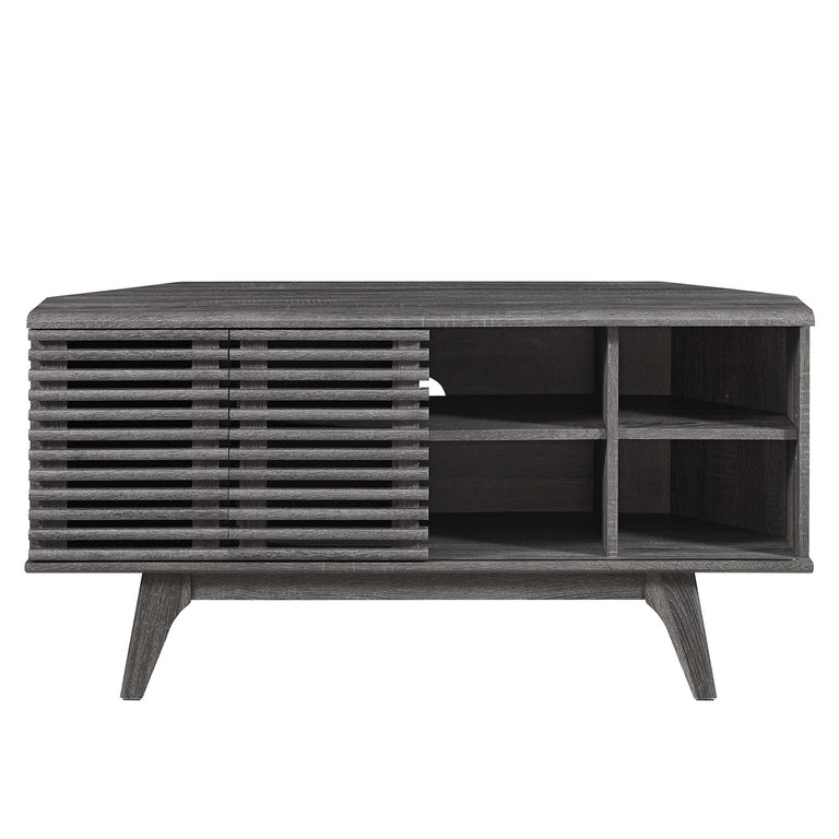 RENDER CORNER TV STAND | LIVING ROOM