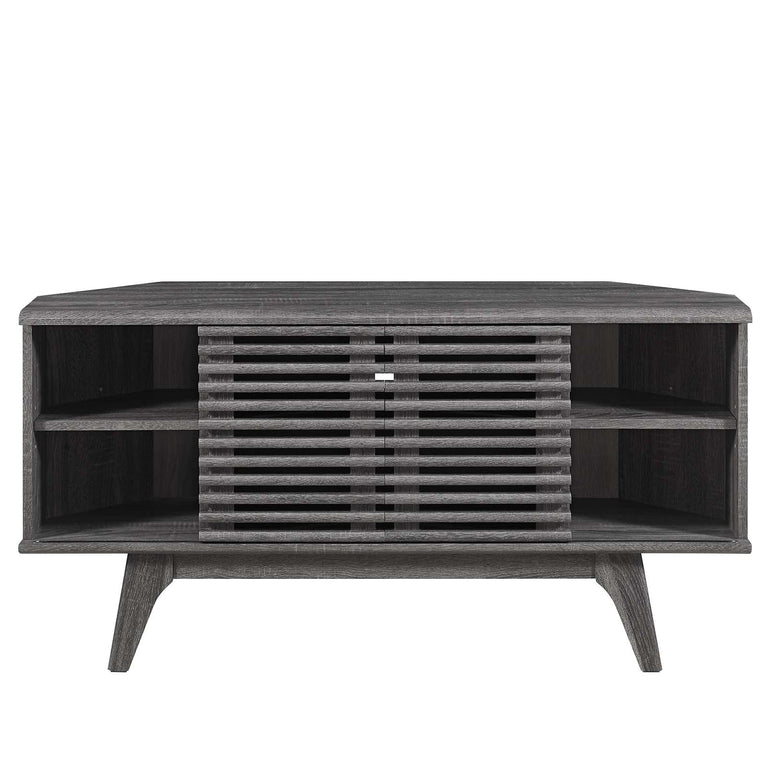 RENDER CORNER TV STAND | LIVING ROOM