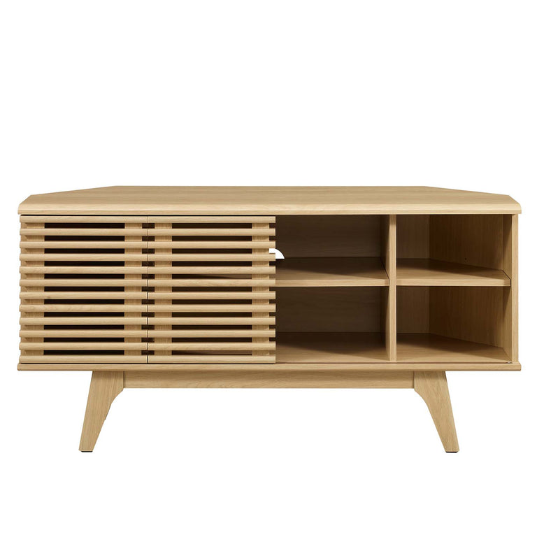 RENDER CORNER TV STAND | LIVING ROOM