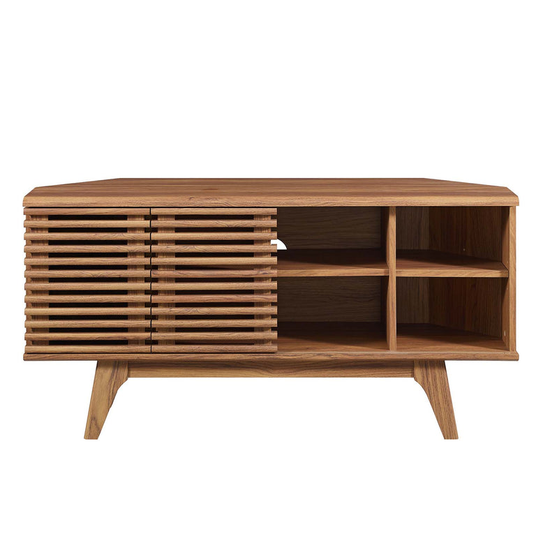 RENDER CORNER TV STAND | LIVING ROOM