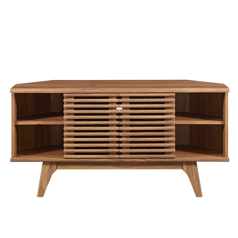 RENDER CORNER TV STAND | LIVING ROOM