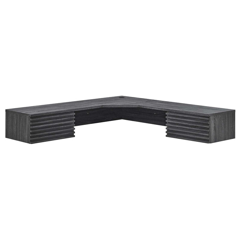 RENDER WALL MOUNT CORNER OFFICE DESK | LIVING ROOM