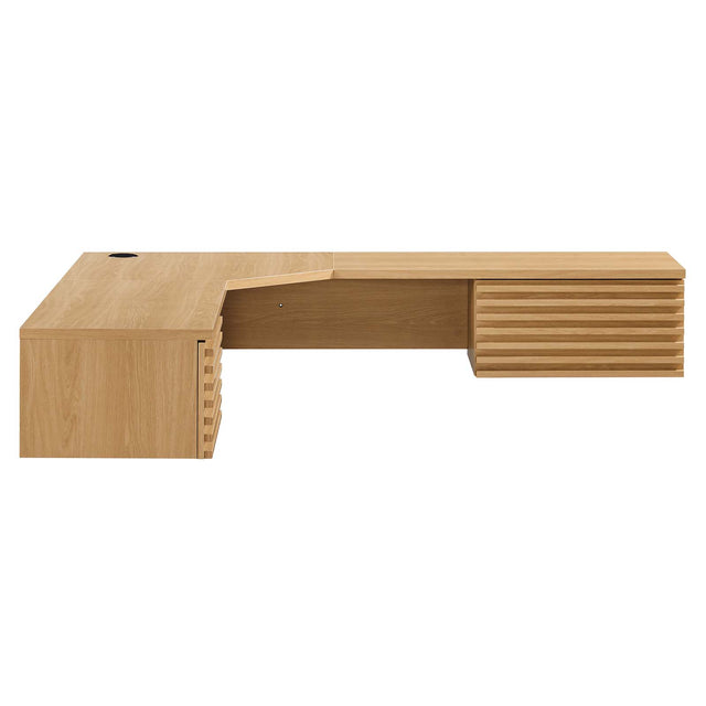 RENDER WALL MOUNT CORNER OFFICE DESK | LIVING ROOM