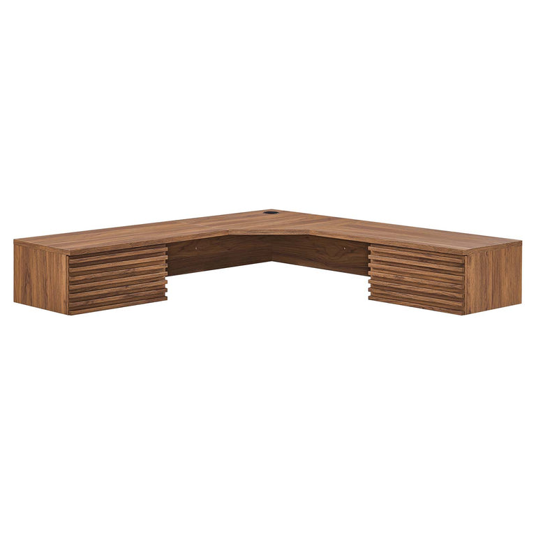 RENDER WALL MOUNT CORNER OFFICE DESK | LIVING ROOM