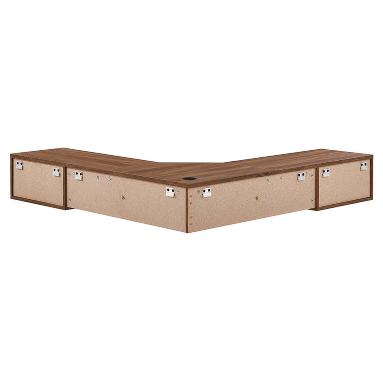 RENDER WALL MOUNT CORNER OFFICE DESK | LIVING ROOM