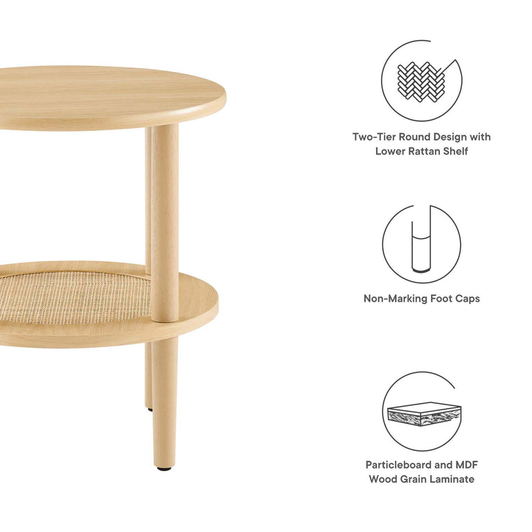 TORUS ROUND SIDE TABLE | LIVING ROOM