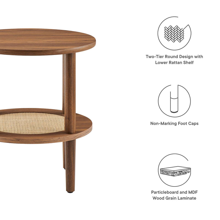 TORUS ROUND SIDE TABLE | LIVING ROOM