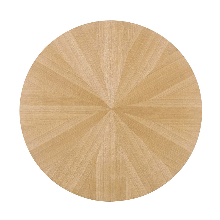 CROSSROADS ROUND WOOD COFFEE TABLE | LIVING ROOM