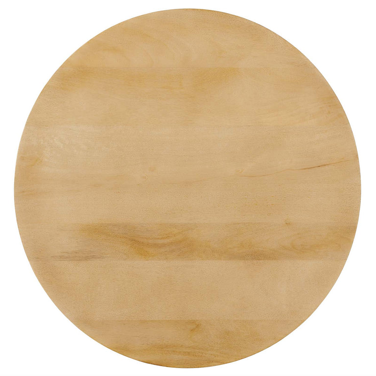 LINA ROUND WOOD SIDE TABLE | LIVING ROOM