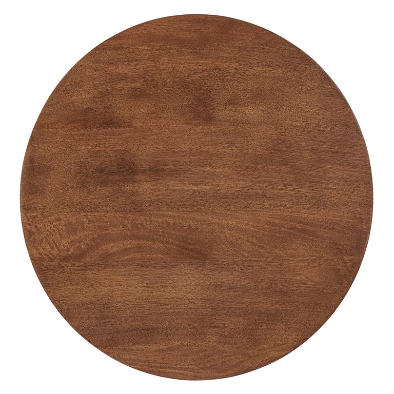 LINA ROUND WOOD SIDE TABLE | LIVING ROOM