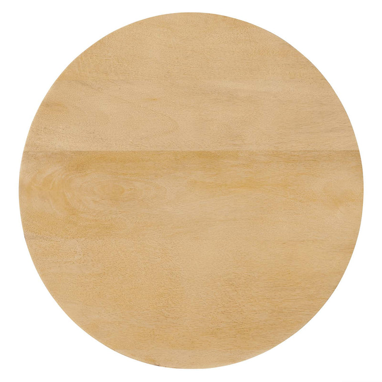 LINA ROUND WOOD COFFEE TABLE | LIVING ROOM