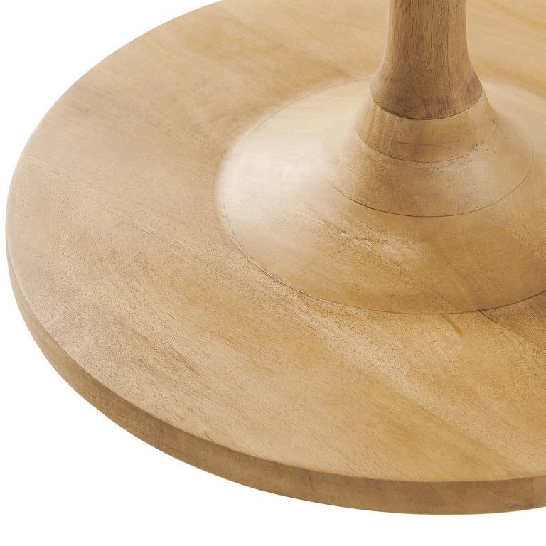LINA ROUND WOOD COFFEE TABLE | LIVING ROOM