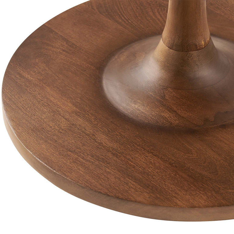 LINA ROUND WOOD COFFEE TABLE | LIVING ROOM
