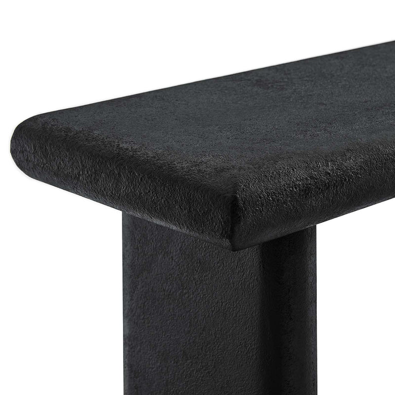 RELIC CONCRETE TEXTURED CONSOLE TABLE | LIVING ROOM