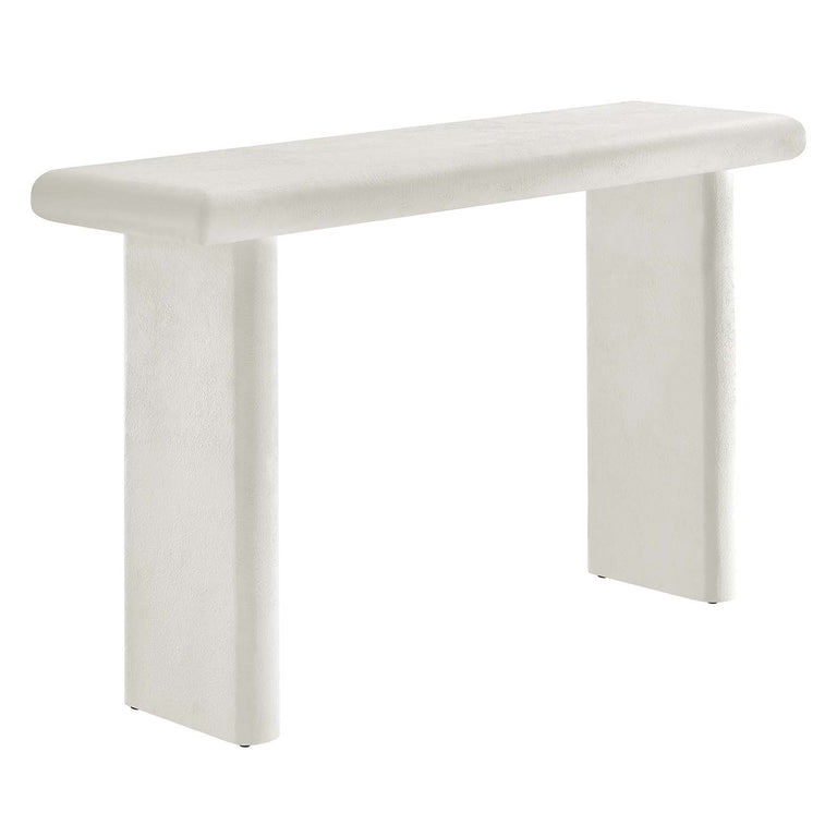RELIC CONCRETE TEXTURED CONSOLE TABLE | LIVING ROOM