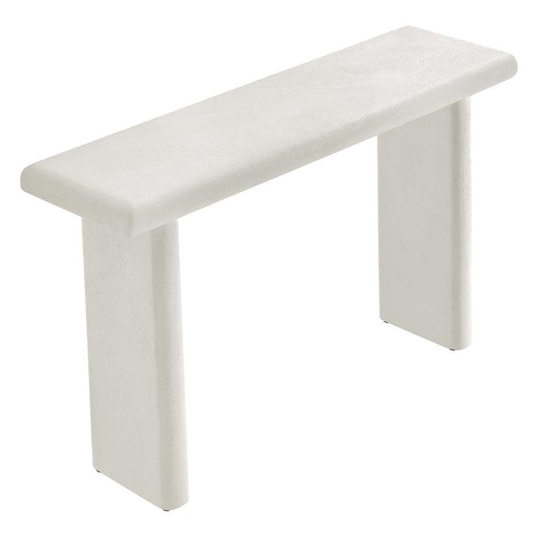 RELIC CONCRETE TEXTURED CONSOLE TABLE | LIVING ROOM