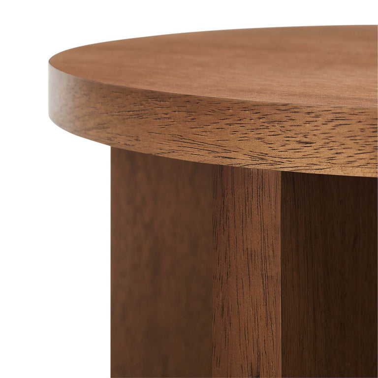 SILAS ROUND WOOD SIDE TABLE | LIVING ROOM