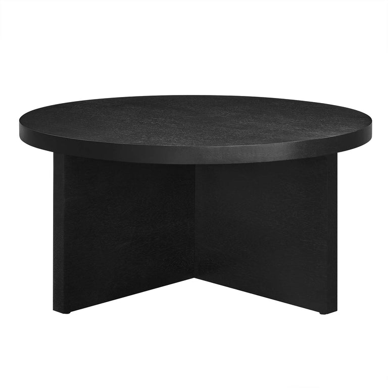 SILAS ROUND WOOD COFFEE TABLE | LIVING ROOM