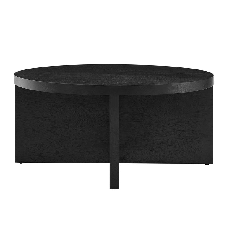 SILAS ROUND WOOD COFFEE TABLE | LIVING ROOM