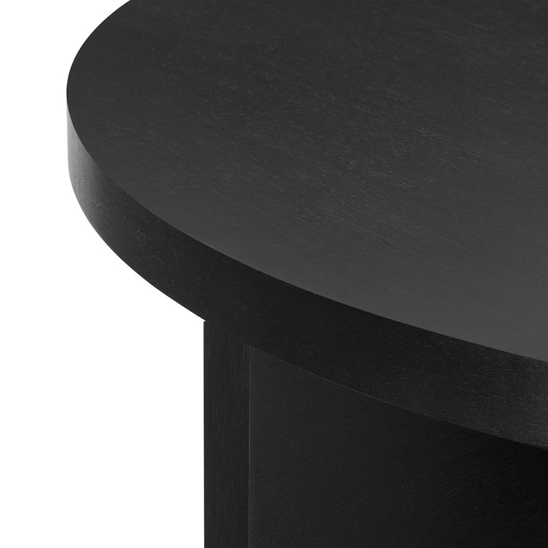 SILAS ROUND WOOD COFFEE TABLE | LIVING ROOM