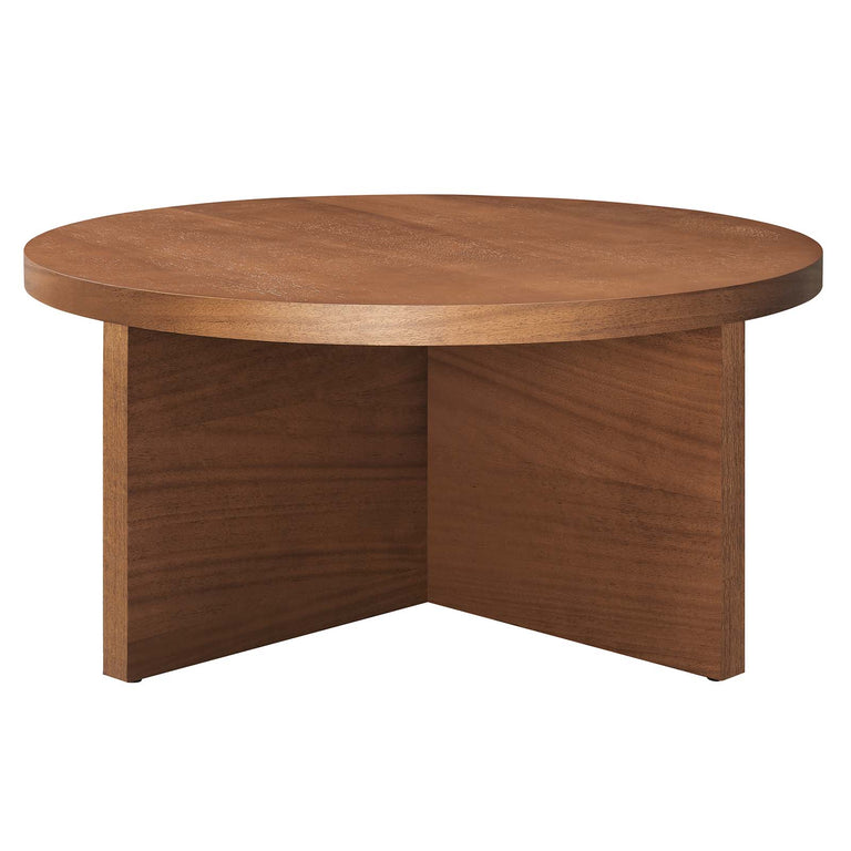 SILAS ROUND WOOD COFFEE TABLE | LIVING ROOM