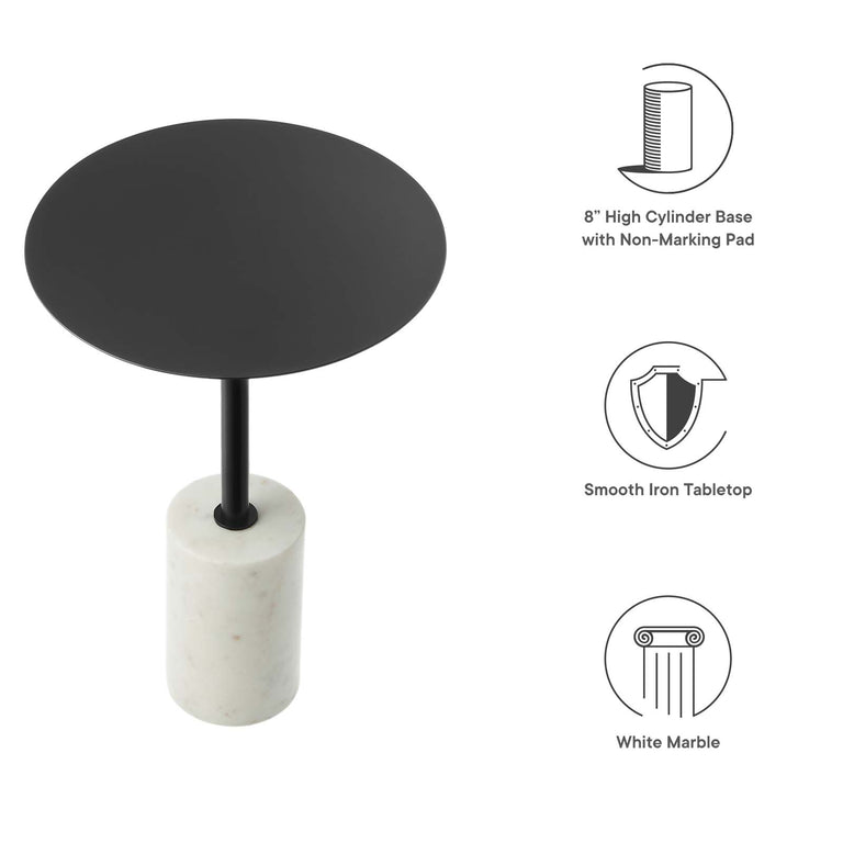 LYRIC ROUND SIDE TABLE | LIVING ROOM