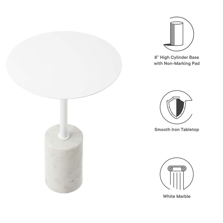 LYRIC ROUND SIDE TABLE | LIVING ROOM