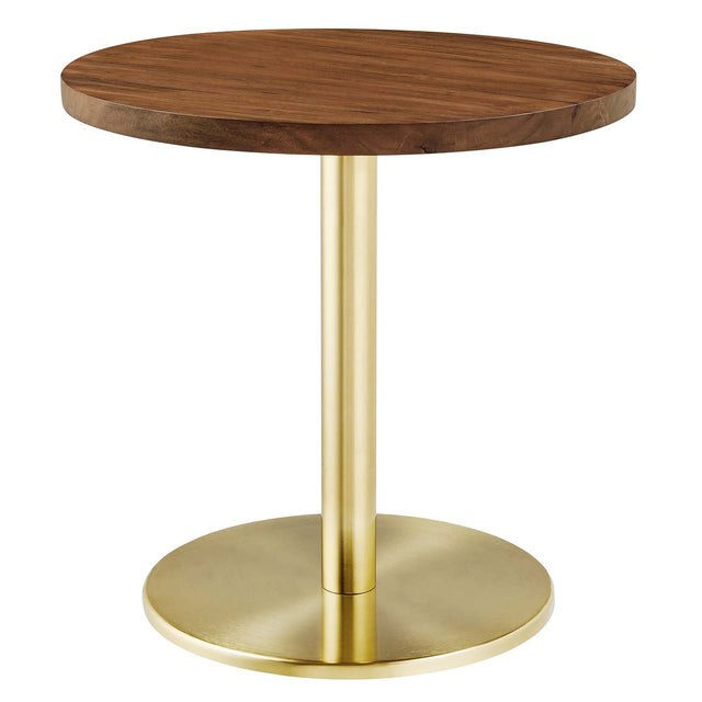 VIVA ROUND ACACIA WOOD SIDE TABLE | LIVING ROOM