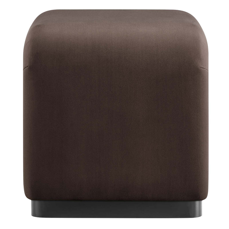 KODA PERFORMANCE VELVET WATERFALL STOOL | LIVING ROOM
