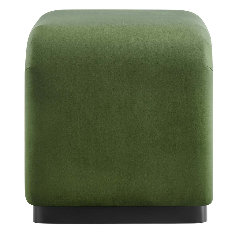 KODA PERFORMANCE VELVET WATERFALL STOOL | LIVING ROOM