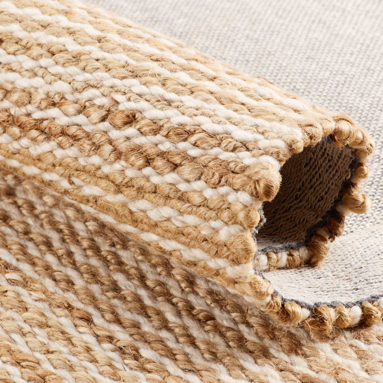HARMAN NATURAL ROSIER HANDWOVEN RUG FROM INDIA