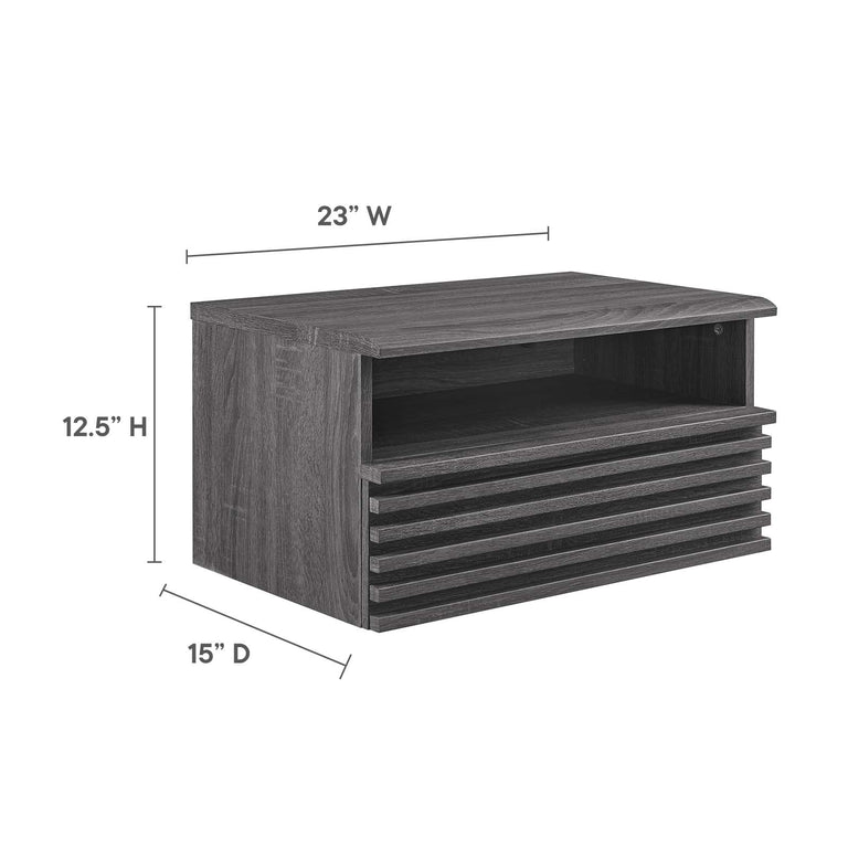 RENDER WALL-MOUNT NIGHTSTAND | BAR AND DINING