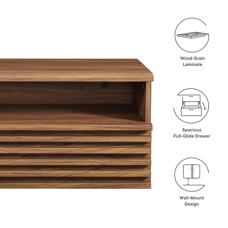 RENDER WALL-MOUNT NIGHTSTAND | BAR AND DINING