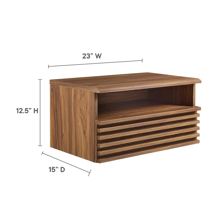 RENDER WALL-MOUNT NIGHTSTAND | BAR AND DINING