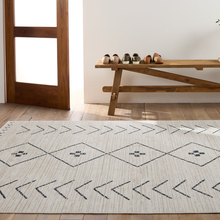 NADINE TAOS POWER LOOMED RUG FROM TURKEY