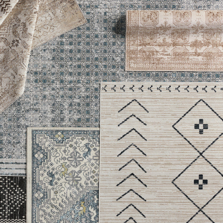 NADINE TAOS POWER LOOMED RUG FROM TURKEY